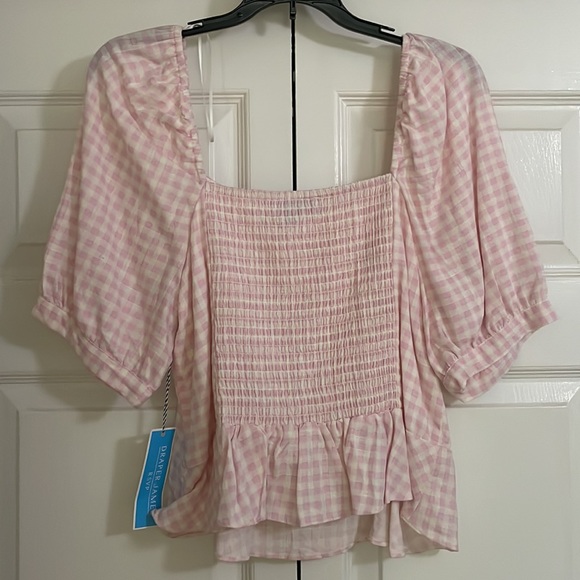 Draper James RSVP NWT Blouse Top Shirt Large - Picture 2 of 2